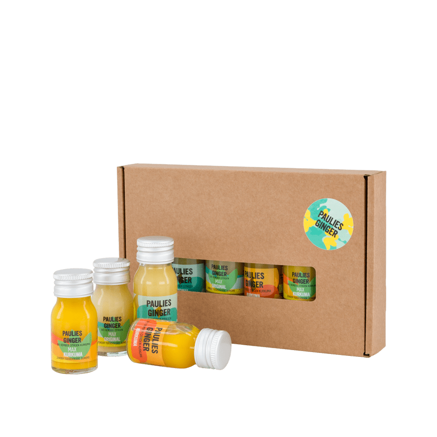 Proefbox 4 stuks a 30ml - Sap - Paulies Ginger
