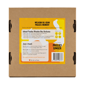 Rituelen Box Kurkuma - giftboxen - Paulies Ginger