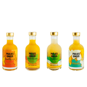 Vier smaken 4x - 200ml - Sap - Paulies Ginger