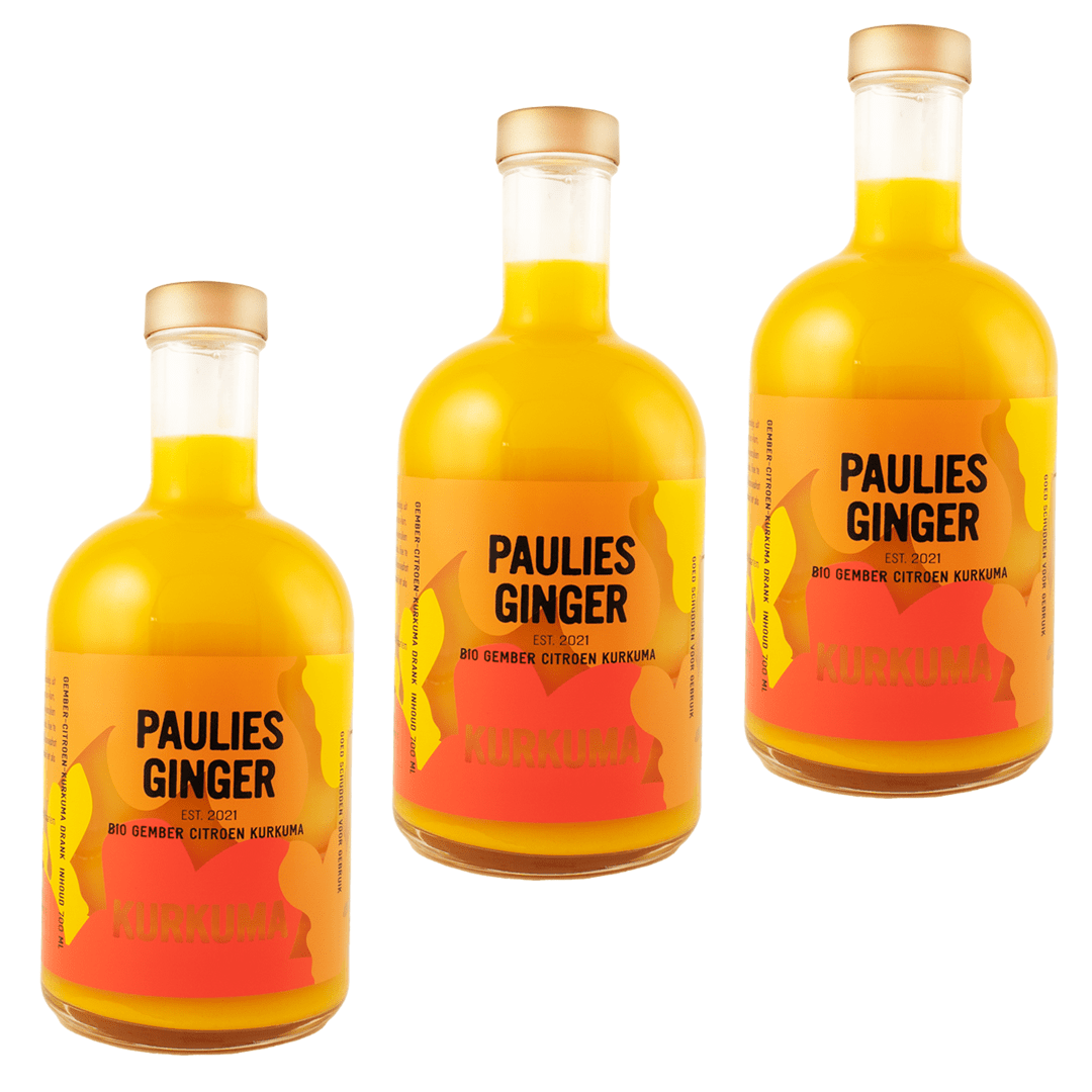 Kurkuma 15 % korting -Sap - Paulies Ginger